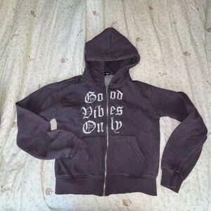 Fashion Nova Hoodie Dark Grey